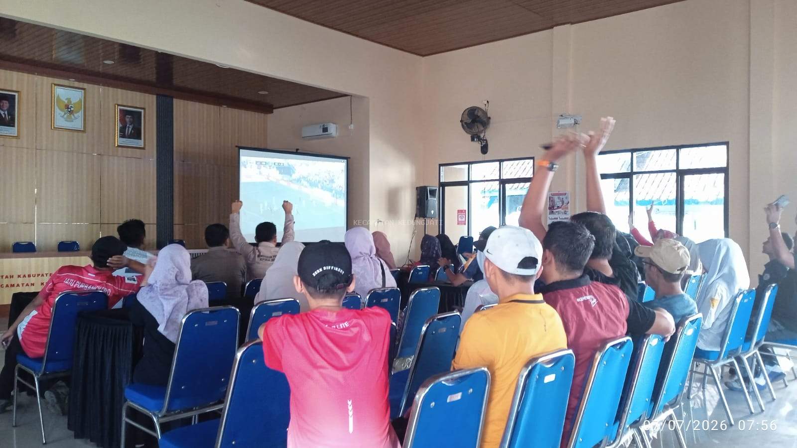 Kecamatan Kedungjati Gelar Nonton Bareng (Nobar) Piala Dunia FIFA Tahun 2026